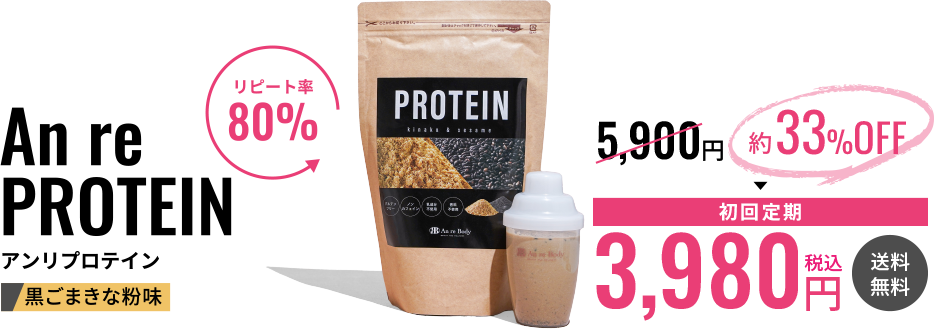 An re PROTEIN アンリプロテイン 初回定期3,980円税込